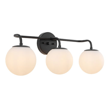 Louis Parisian Globe Metal/Frosted Glass Modern Contemporary LED Vanity